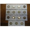 Image 1 : 15 ASSORTED CANADA SILVER 25 CENTS