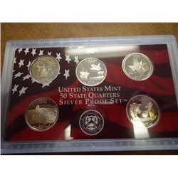 2004 US 50 STATE QUARTERS SILVER PROOF SET