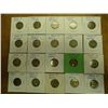 20 ASSORTED 35% SILVER JEFFERSON WAR NICKELS