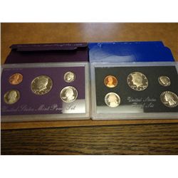 1983 & 89 US PROOF SETS (WITH BOXES)