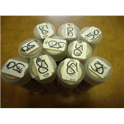 10 ROLLS OF MOSTLY UNC ROOSEVELT DIMES