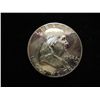 1962 FRANKLIN HALF DOLLAR PROOF WITH TONING SPOTS
