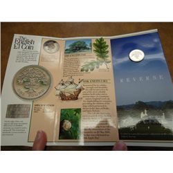 1987 GREAT BRITAIN BRILLIANT UNC 1 POUND COIN