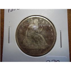 1876 SEATED LIBERTY HALF DOLLAR