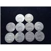 Image 2 : 10 ASSORTED BARBER DIMES