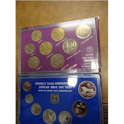 1980 & 85 ISRAEL OFFICIAL MINT SETS