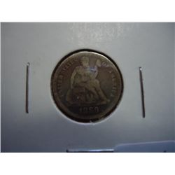 1889 SEATED LIBERTY DIME