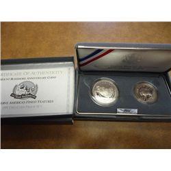 1991 MT. RUSHMORE 2 COIN PROOF SET