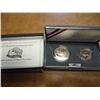 Image 1 : 1991 MT. RUSHMORE 2 COIN PROOF SET