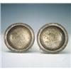 Image 1 : Pareja de limosneros españoles en plata, época Carlos V,  inscritos y fechados 1.548.