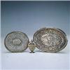 Image 1 : Pequeña cesta plana en plata de Nuremberg con punzón de ciudad y orfebre, primer tercio S. XVIII.