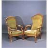 Image 1 : Sillón con orejas francés, época Luis Felipe, h.1840