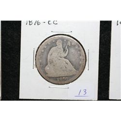 1876-CC Seated Liberty half dollar