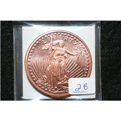 2011 Liberty Copper Round, .999 fine 1 oz.