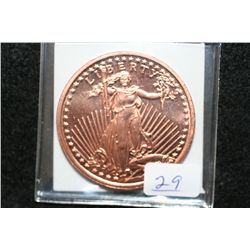 2011 Liberty Copper Round, .999 fine 1 oz.