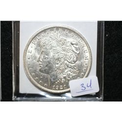 1921 Silver Morgan $1