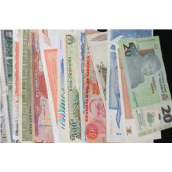 Foreign Bank Note, various dates, conditions & denominations, lot of 20