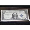 Image 1 : 1957 US Silver Certificate $1, Blue Seal, #R45268974A