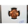 Image 1 : 1947-D Wheat Back penny, NGC graded MS65 RD