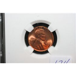 1948-D Wheat Back penny, NGC graded MS65 RD