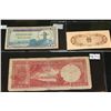 Image 2 : Military Payment Certificate & Foreign Bank Note (2), lot of 3