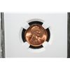 Image 1 : 1946 Wheat Back penny, NGC graded MS65 RD