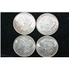 Image 1 : 1921-S (2) & 1921 Silver Morgan $1, lot of 4