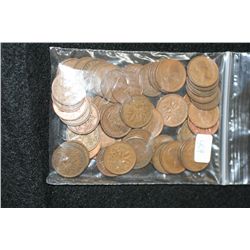 Canada One Cent, various dates & conditions, lot of 50