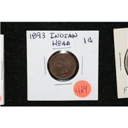 1893 Indian Head penny