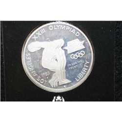 1983 Olympic Commerative $1, Proof Condition, .900 fine 26.73 gram