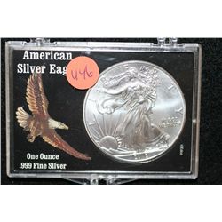 2012 Silver Eagle $1, "American Silver Eagle 1 oz. .999 fine"
