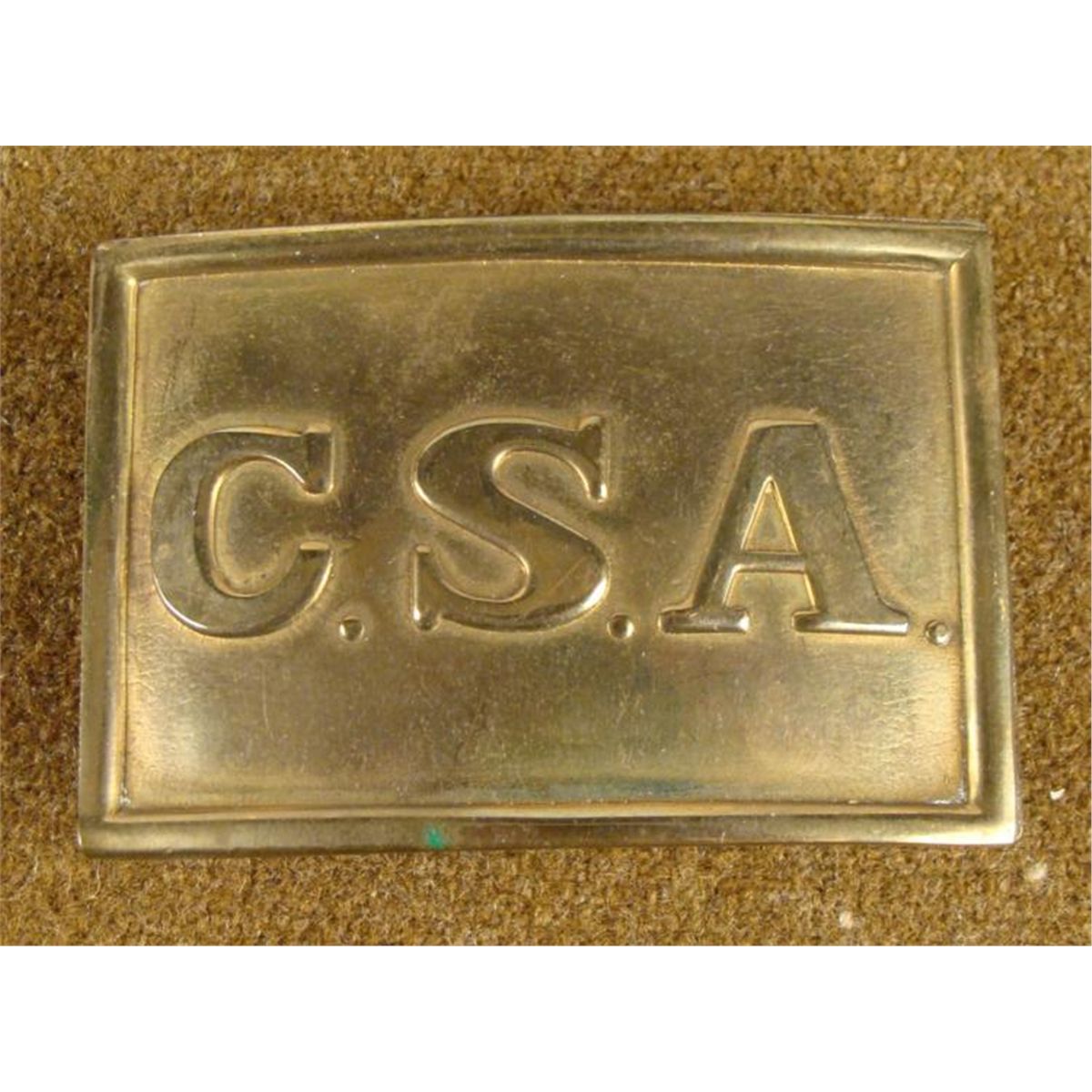 CSA CIVIL WAR CONFEDERATE BELT BUCKLE