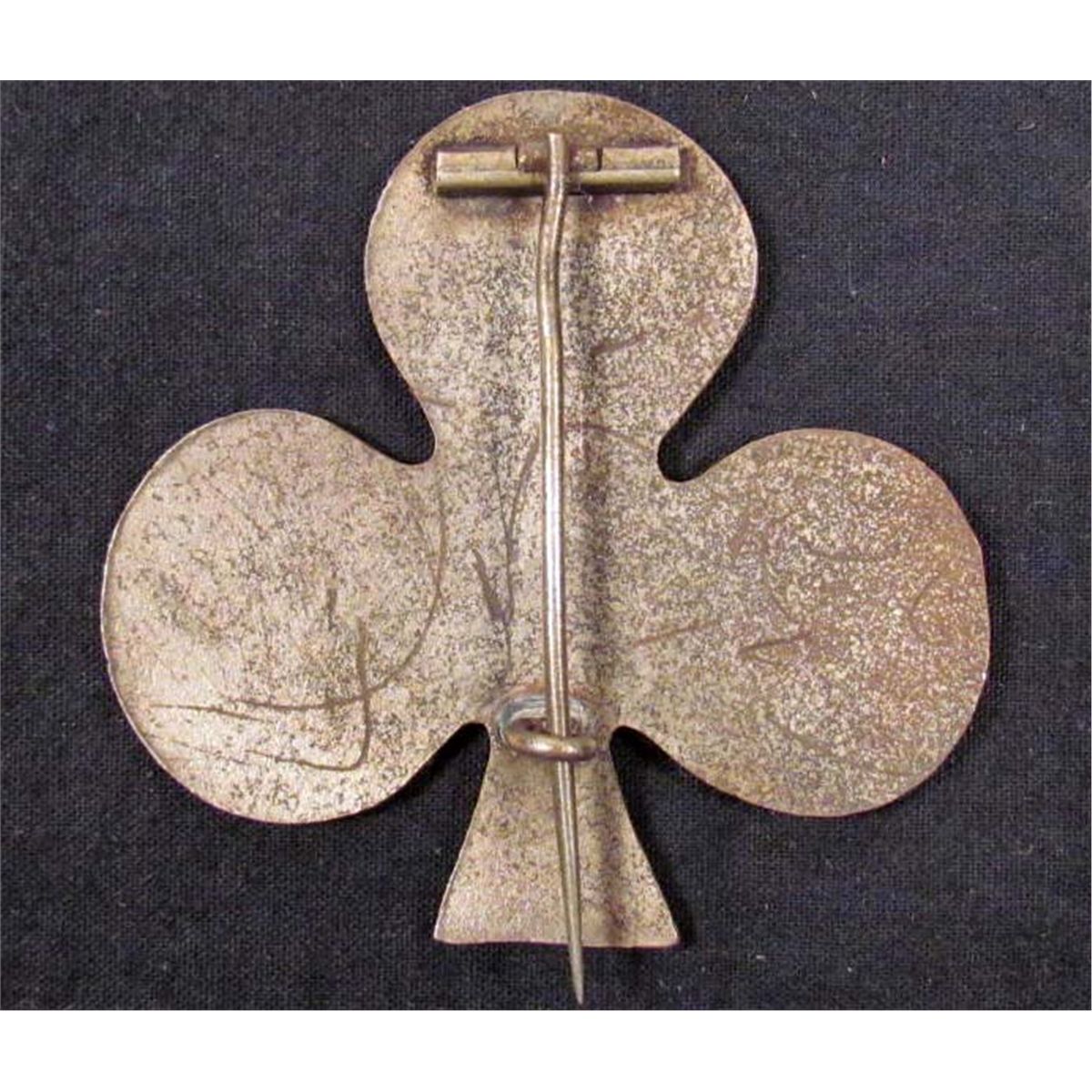 RARE US CIVIL WAR UNION 2ND CORPS HEADQUARTERS OFFICERS CORPS BADGE