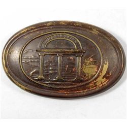 CONFEDERATE STATES CIVIL WAR ERA GEORGIA EM BELT BUCKLE