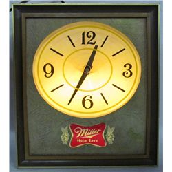 3811 - ADVERTISING CLOCK MILLER HIGH LIFE