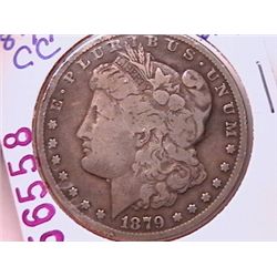 1879-CC Morgan Dollar F12