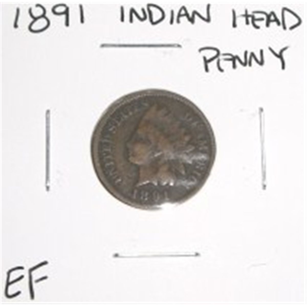 1891 Indian Head Penny *EXTRA FINE HIGH GRADE - NICE COIN*!!