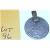 Image 2 : Arabic Coin Pendant with Arabic Writing on it and a Fortress Picture with Flags!! Not Sure of Metal