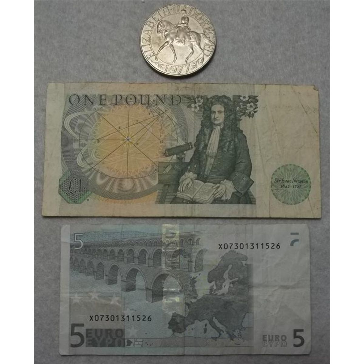 Vintage & Modern European Currency & Coin