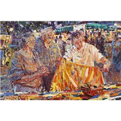 Arthur K. Maderson - STUDY, NIGHT MARKET, LE VIGNAN, MIDI-FRANCE