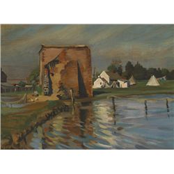 Harry Kernoff - OLD MILL PORTMARNOCK, c.1926