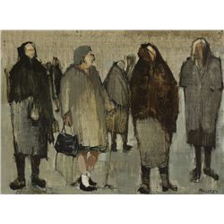 Cecil Maguire - THE BOLD ONE, KILRONAN QUAY, ARAN, 1971