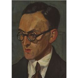 Harry Kernoff - PORTRAIT OF HERMAN (THE ARTIST'S BROTHER), 1925