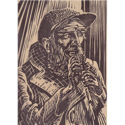Harry Kernoff - COLLECTION OF 9 WOODCUTS and A LIMITED EDITION BOOK