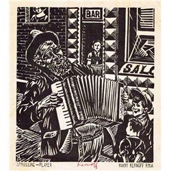 Harry Kernoff - THIRTY-SIX WOODCUTS (1951) and STROLLING - PLAYER