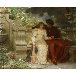 Charles Edward Perugini - LOVERS IN A GARDEN