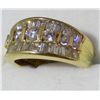 Image 2 : 14KT Yellow Gold Diamond Ring