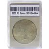 Image 1 : 1922 Peace Silver Dollar TAS MS-63**