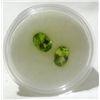 Image 2 : QTY(2) Oval  5x7 Peridot Stones