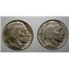 Image 1 : 2- 1914 BUFFALO NICKELS 1- AU/UNC, 1- XF.AU